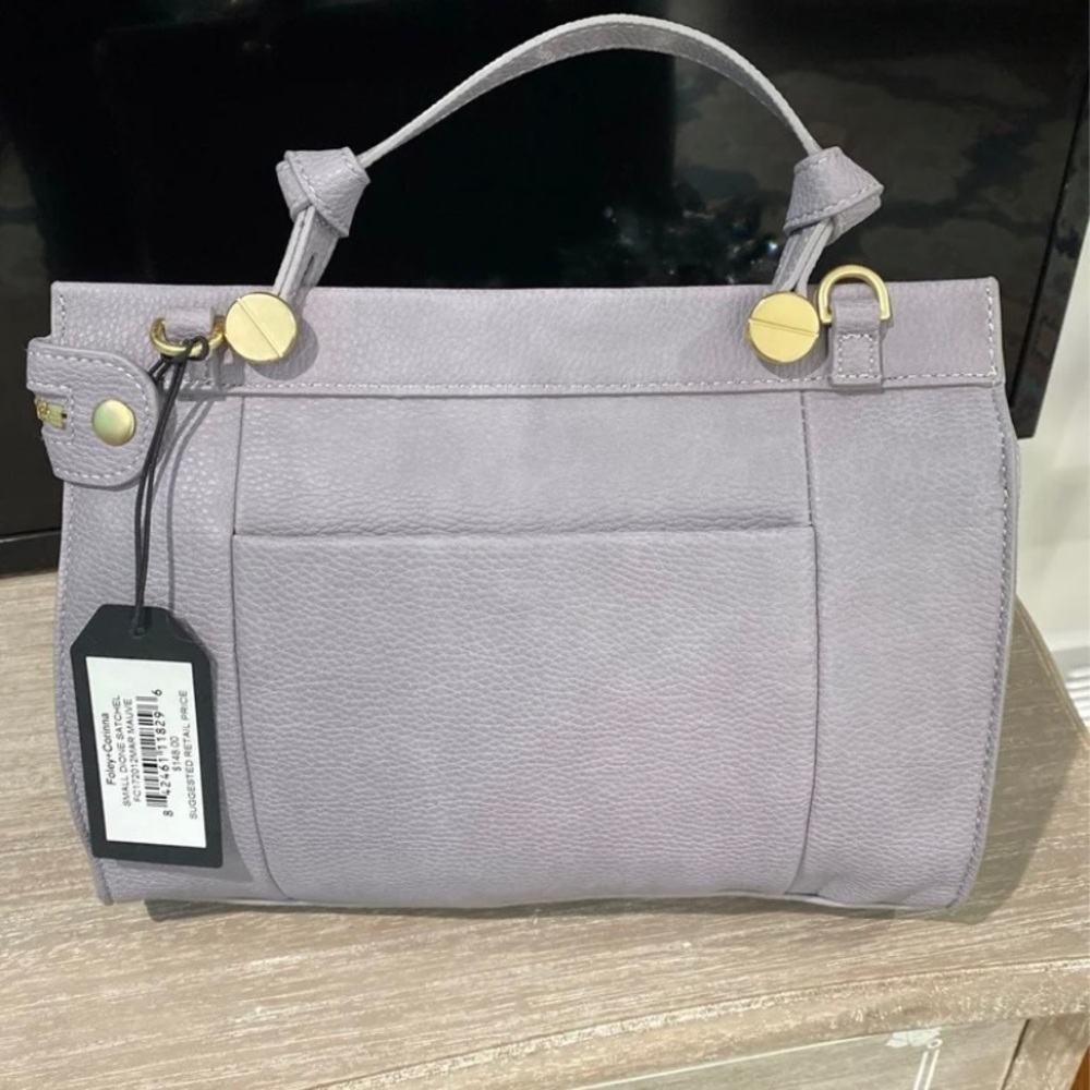 NWT Foley and Corinna handbag Mauve Color